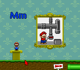 Mario's Early Years! - Fun with Letters (USA) In game screenshot
